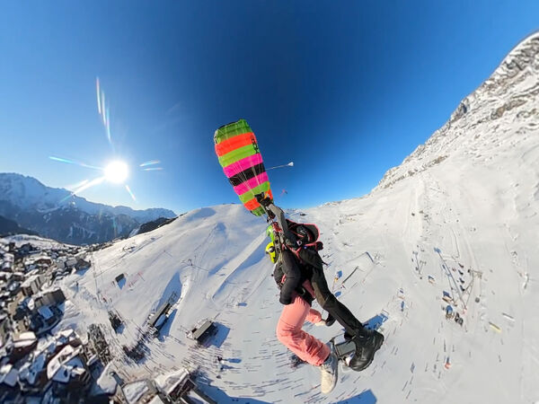 Baptème pour 2 pers, de chute libre à 3000m atterrissage Alpe d'Huez
