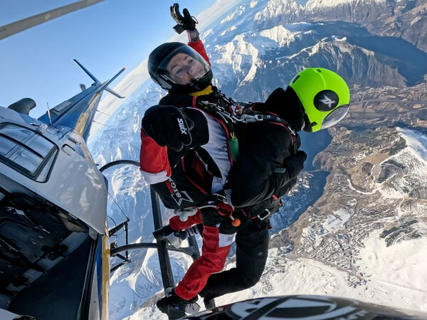 Baptème pour 2 pers, de chute libre à 4000m atterrissage Bourg d'Oisans